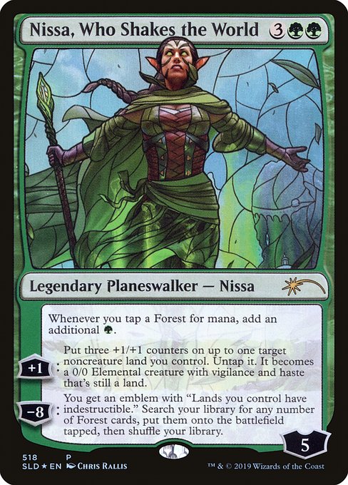 Nissa, Who Shakes the World - Secret Lair Drop - Promo Foil