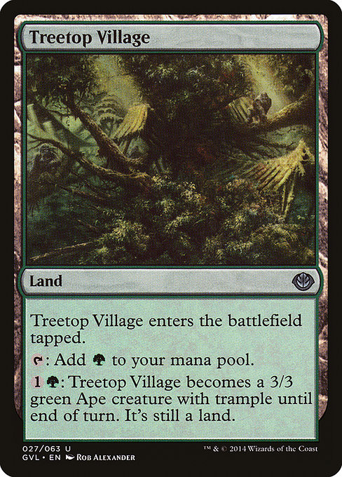 Treetop Village - Duel Decks Anthology: Garruk vs. Liliana