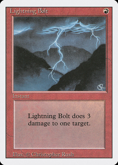 Lightning Bolt - Revised Edition