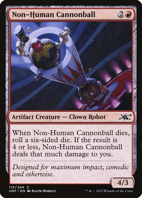 Non-Human Cannonball - Unfinity