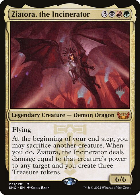 Ziatora, the Incinerator - Streets of New Capenna Promos