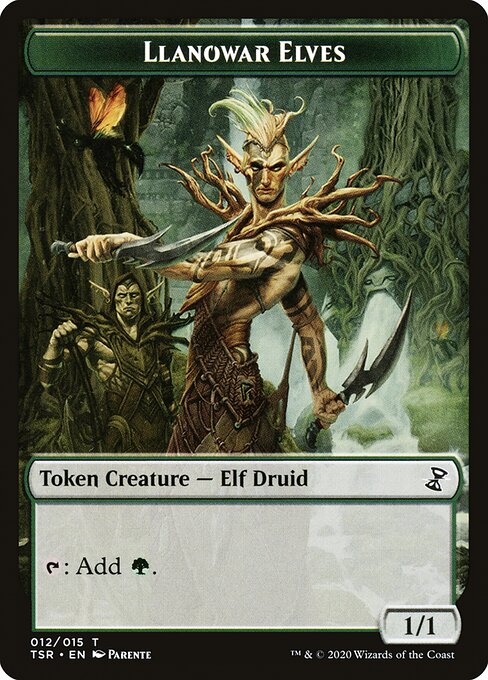 Llanowar Elves - Time Spiral Remastered Tokens