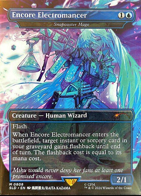 Encore Electromancer (Snapcaster Mage) - Secret Lair Drop