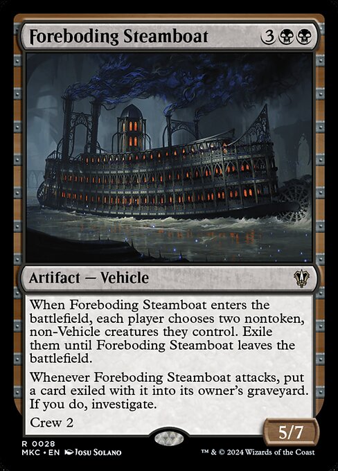 Foreboding Steamboat - Murders at Karlov Manor Commander