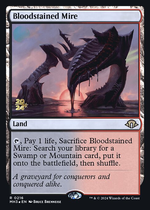 Bloodstained Mire - Modern Horizons 3 Promos - Promo Foil