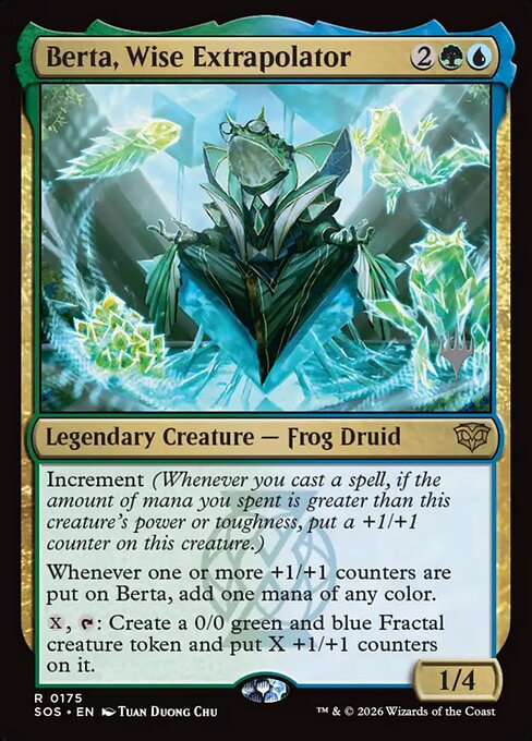 Berta, Wise Extrapolator - Secrets of Strixhaven Promos