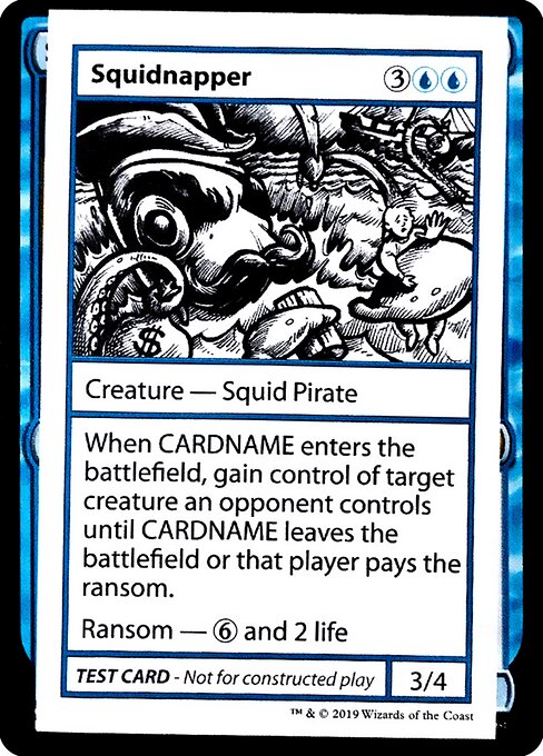 Squidnapper - Mystery Booster Playtest Cards 2021