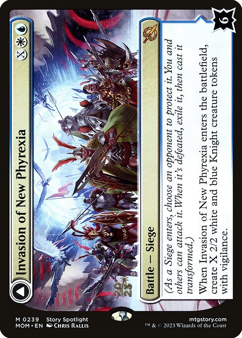 Invasion of New Phyrexia // Teferi Akosa of Zhalfir - March of the Machine Promos