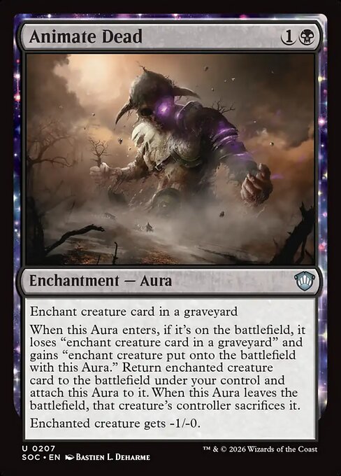 Animate Dead - Secrets of Strixhaven Commander