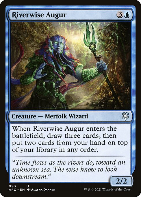Riverwise Augur - Forgotten Realms Commander