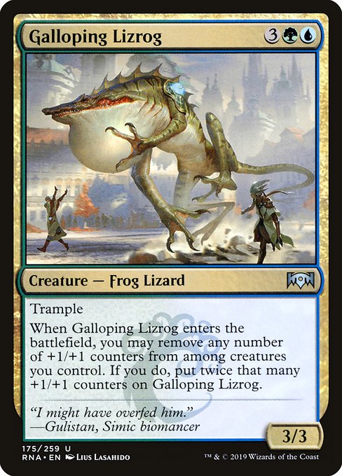 Galloping Lizrog - Ravnica Allegiance