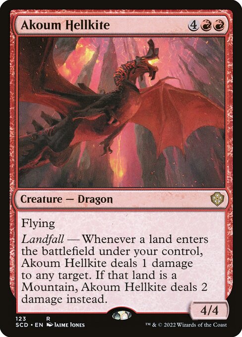 Akoum Hellkite - Starter Commander Decks