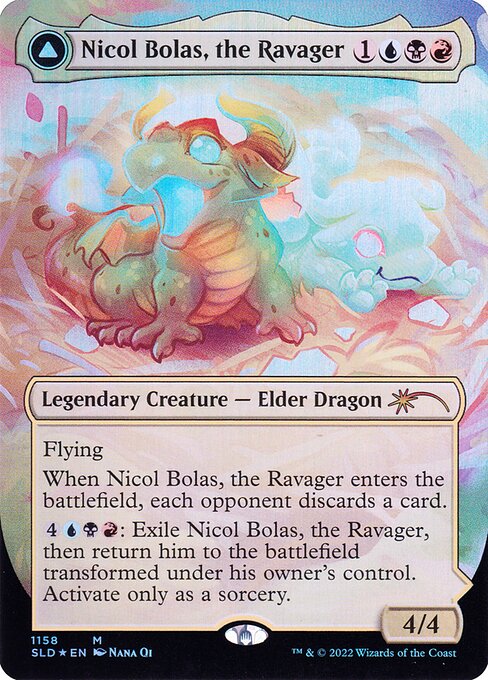 Nicol Bolas, the Ravager // Nicol Bolas, the Arisen - Secret Lair Drop - Borderless