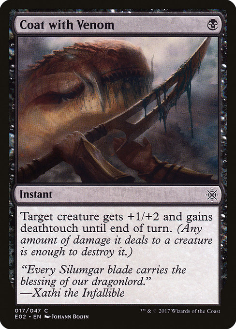 Coat with Venom - Explorers of Ixalan