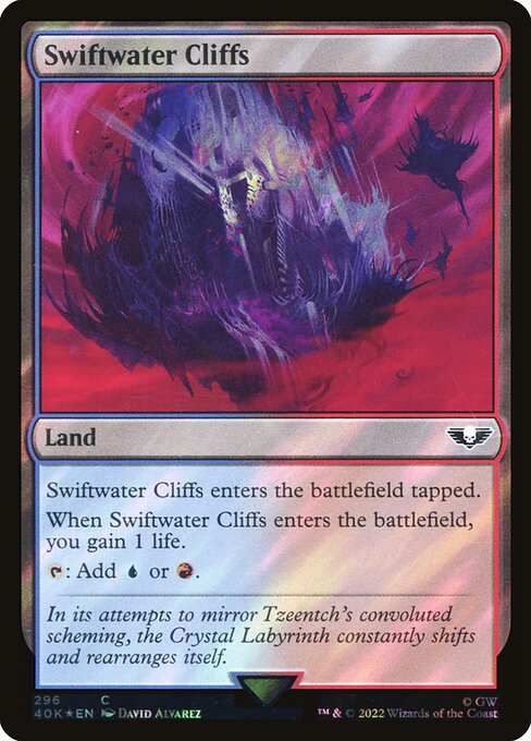 Swiftwater Cliffs - Warhammer 40,000 Commander - Surge Foil