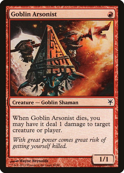 Goblin Arsonist - Duel Decks: Sorin vs. Tibalt
