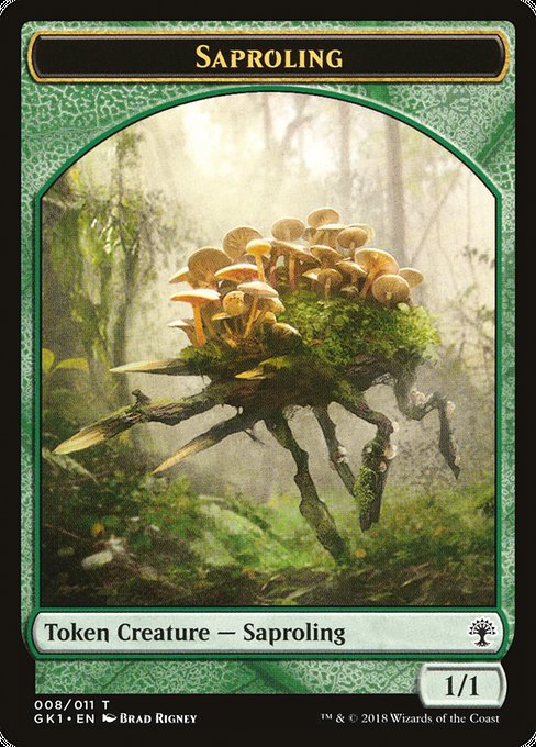 Saproling // Elf Knight - GRN Guild Kit Tokens