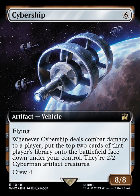 Cybership - Doctor Who - Surge Foil, Extended Art