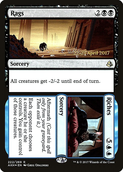 Rags // Riches - Amonkhet Promos