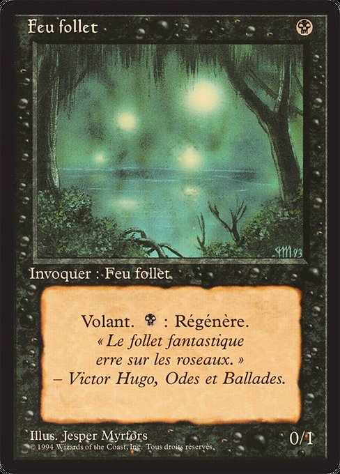 Feu follet (Will-o'-the-Wisp) - Foreign Black Border