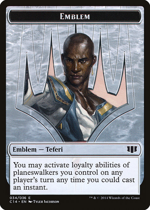 Teferi, Temporal Archmage Emblem - Commander 2014 Tokens