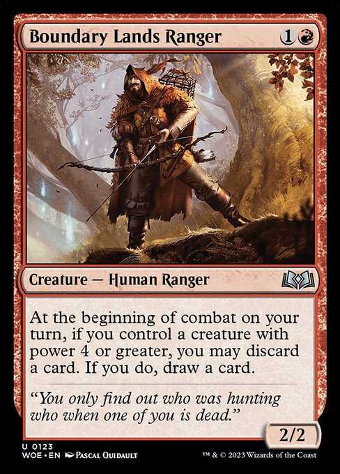 Boundary Lands Ranger - Wilds of Eldraine