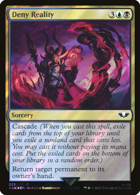 Deny Reality - Warhammer 40,000 Commander - Surge Foil