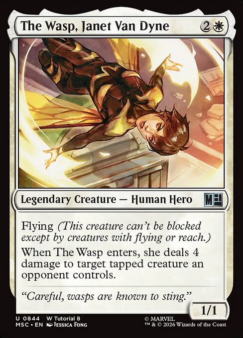 The Wasp, Janet Van Dyne - Marvel Super Heroes Commander