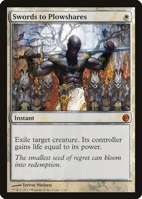 Swords to Plowshares - From the Vault: Twenty - Promo Foil