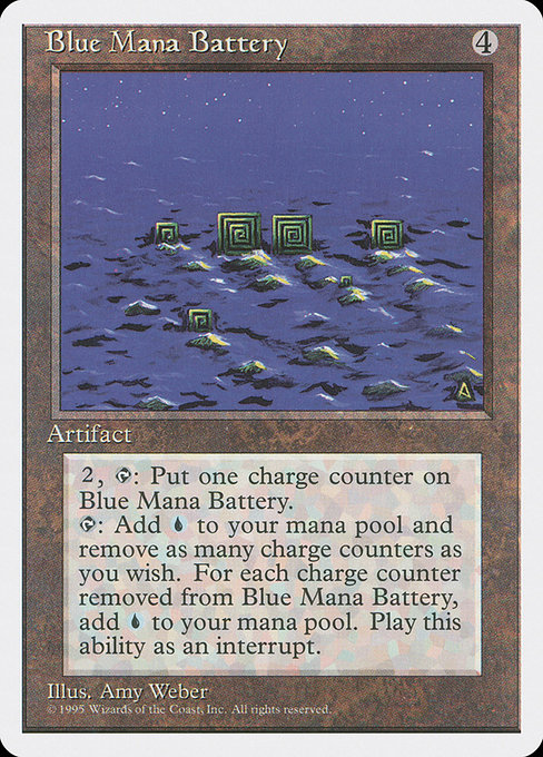 Blue Mana Battery - Fourth Edition