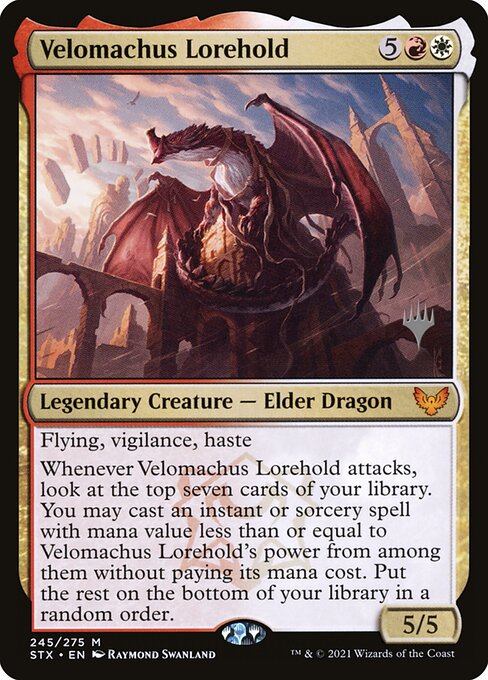 Velomachus Lorehold - Strixhaven: School of Mages Promos