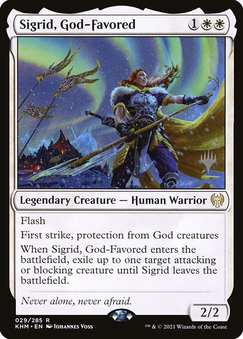 Sigrid, God-Favored - Kaldheim Promos