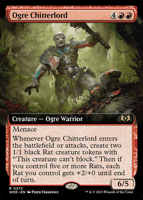 Ogre Chitterlord - Wilds of Eldraine - Extended Art