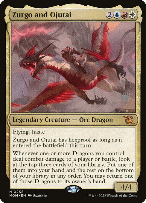 Zurgo and Ojutai - March of the Machine Promos