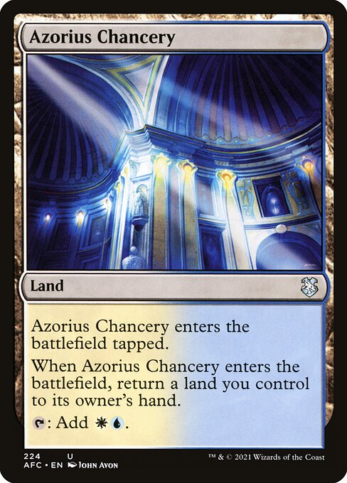 Azorius Chancery - Forgotten Realms Commander