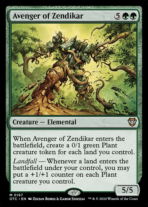 Avenger of Zendikar - Outlaws of Thunder Junction Commander