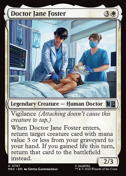 Doctor Jane Foster - Marvel Super Heroes Commander