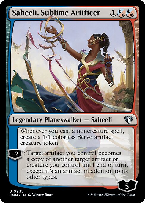 Saheeli, Sublime Artificer - Commander Masters