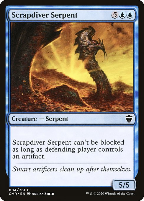 Scrapdiver Serpent - Commander Legends