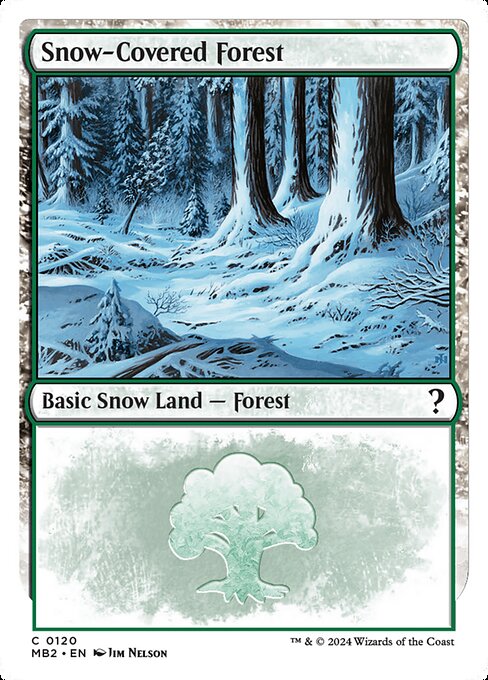 Snow-Covered Forest - Mystery Booster 2