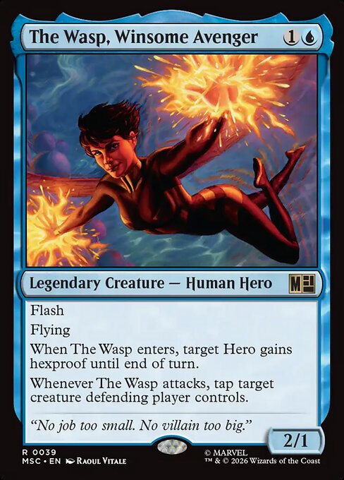 The Wasp, Winsome Avenger - Marvel Super Heroes Commander