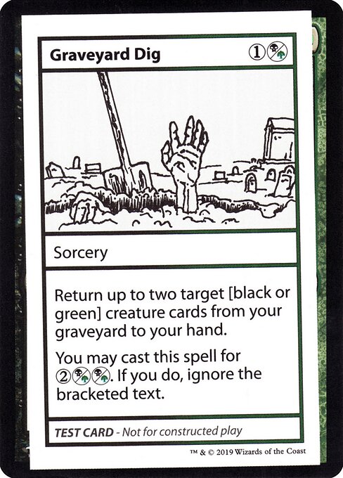 Graveyard Dig - Mystery Booster Playtest Cards 2021