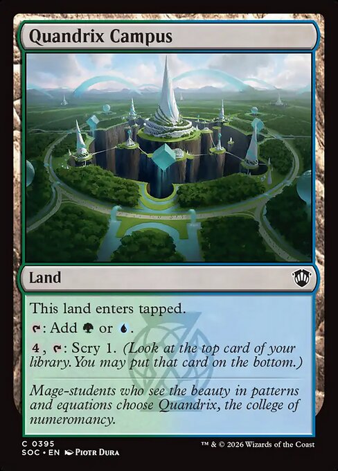 Quandrix Campus - Secrets of Strixhaven Commander