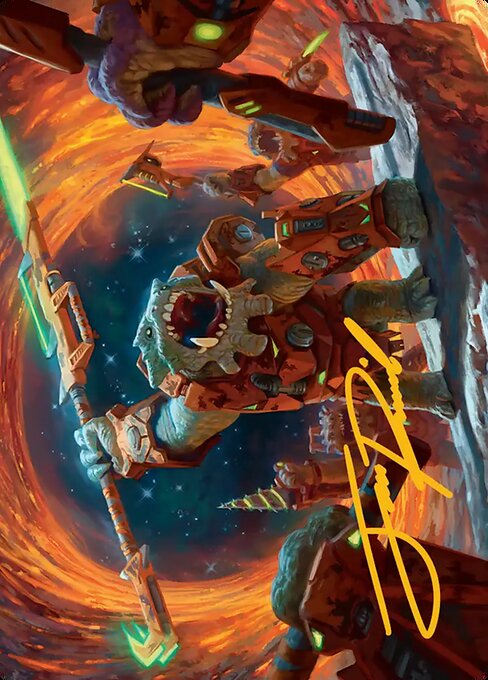 Frontline War-Rager - Edge of Eternities Art Series - Borderless