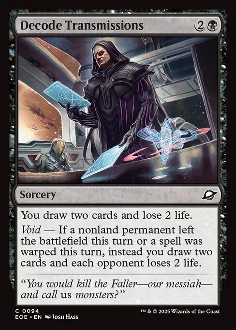 Decode Transmissions - Edge of Eternities