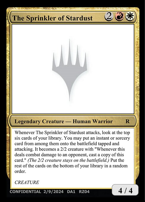 The Sprinkler of Stardust - Unknown Event