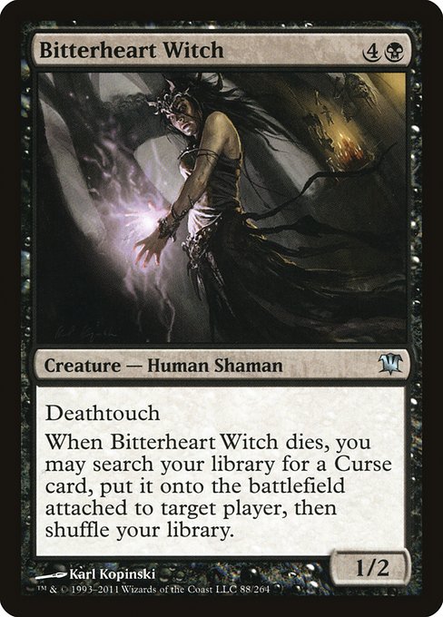 Bitterheart Witch - Innistrad