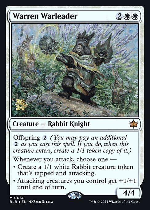 Warren Warleader - Bloomburrow Promos - Promo Foil