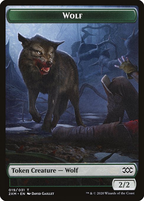 Wolf - Double Masters Tokens