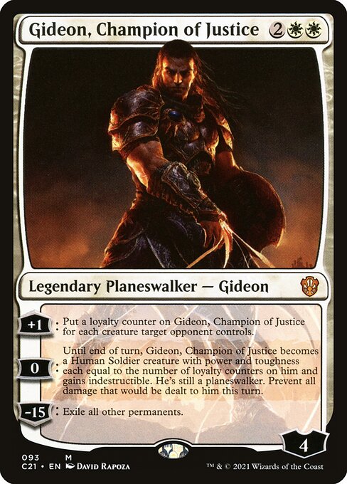 Gideon, Champion of Justice - Commander 2021